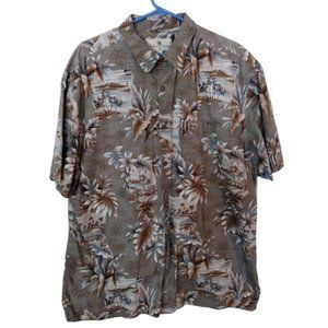 Men's XL Island Shores Short Sleeve Hawaiian Shirt‎